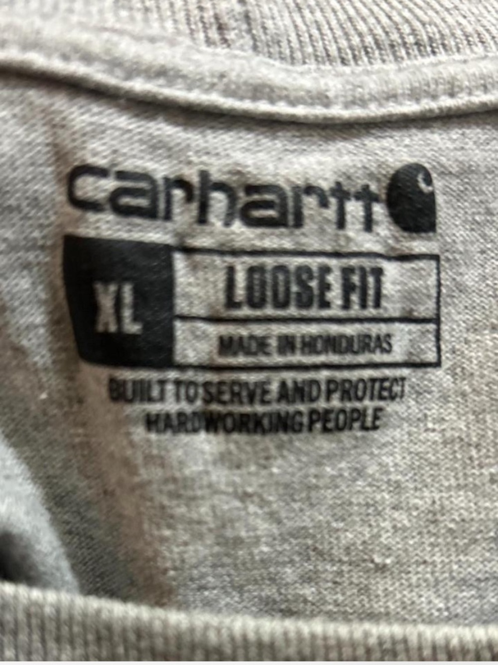 Carhartt Gray Loose Fit Crewneck Sweatshirt - XL